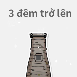 Từ 3 đêm trở lên