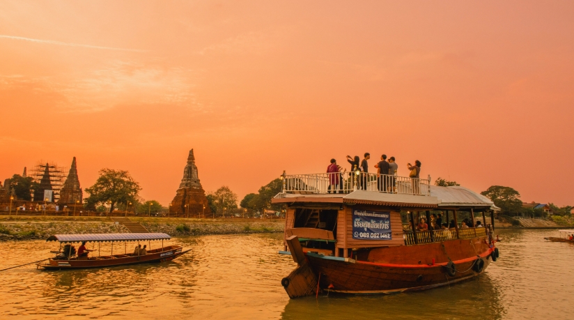 (아속출발) 아유타야 선셋 리버크루즈 반일 투어