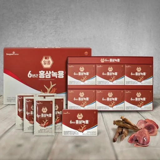 Hồng sâm 6 năm tuổi & Nhung hươu 70ml × 30 gói