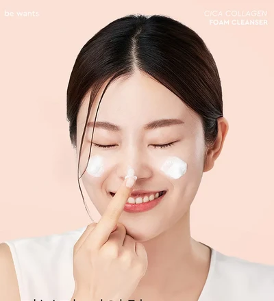 Sữa rửa mặt tạo bọt Bewants Cica Collagen