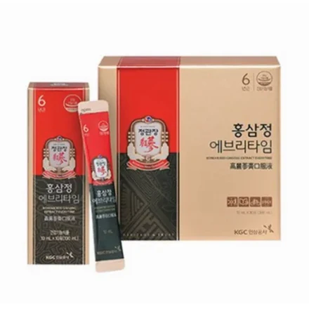 Tinh chất Hồng sâm 6 năm tuổi Everyone 10ml × 30 gói dạng thanh