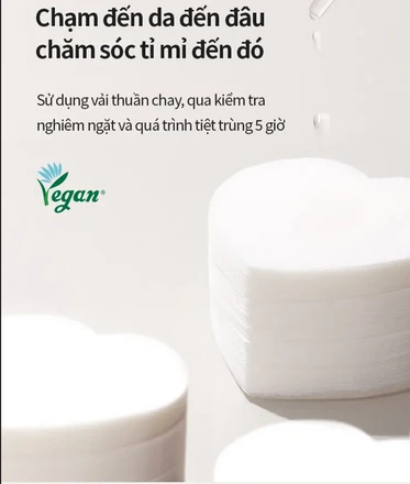 Heart Pad (Toner Pack & Wiping Cotton Pads – 120 sheets)