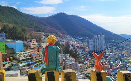 Blue Line Park Sky Capsule + Oryukdo + Huinnyeoul Culture Village + Gamcheon Day Tour | Busan Departure