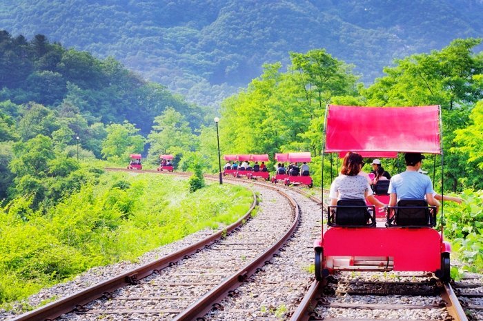[From Seoul] Eobi Valley, Nami Island & Rail Bike (1-Day Tour)